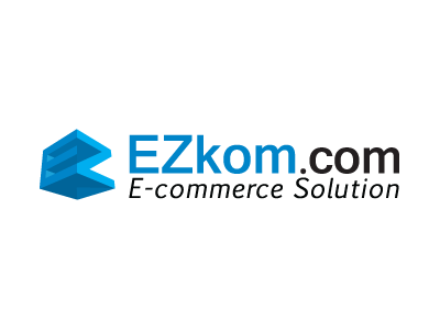 Logo Ezkom e commerce logo shop