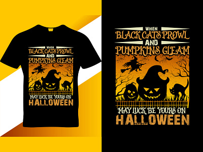Halloween Quote T-shirt Design cat