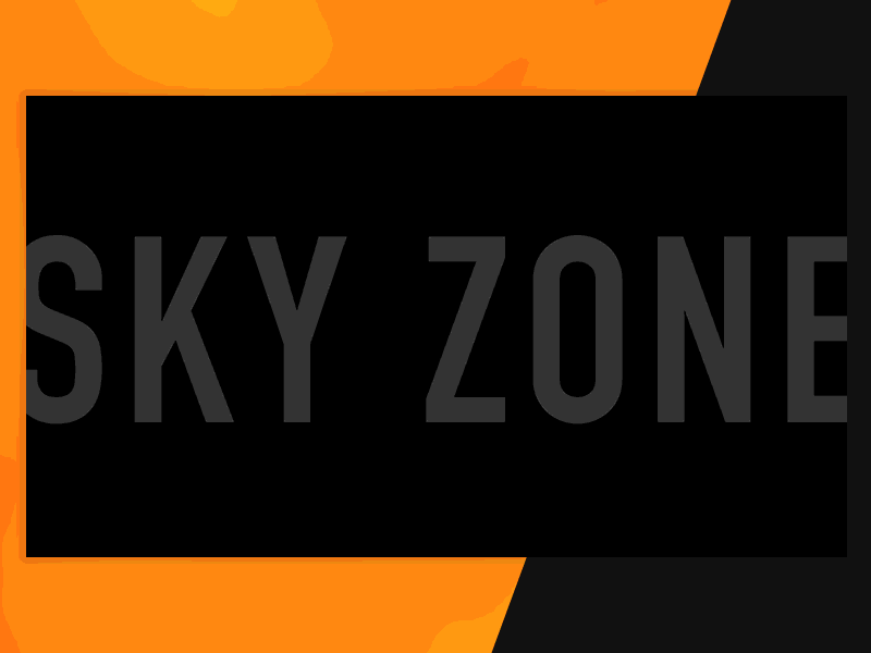 Sky Zone: TV Spot Branding Animation animation branding hyfn logo simple sky sky zone tv spot video