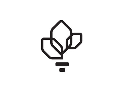 Layers of Dignity Logo, BW awareness flower identity logo monoline survivor torch