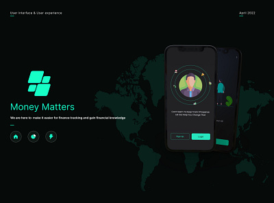 Money Matters app design graphic design ui user research web design