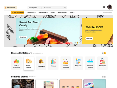 Groceries Dashboard behance branding design graphic design illustration logo ui user interface user research web dashboard web design