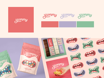 Concept design for candy branding design graphic design illustration logo typography vector