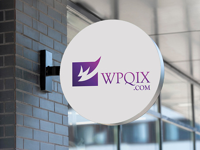 Logo for #WPQIX 3d branding graphic design logo ui