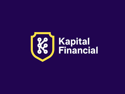 Kapital Financial american bank banking bold brand branding cash corporate financial illustration inspriation logo logotype money power seal shield strong type typography