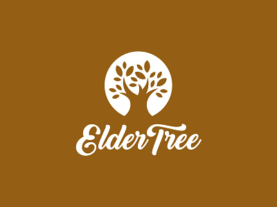 ElderTree artisanal autumn bakery brand branding co op food handcrafted handmade health healthy illustration logo logotype organic produce rustic tree type typography