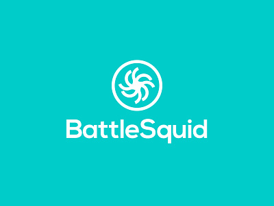 BattleSquid app brand branding corporate digital illustration inspiration internet logo logotype modern professional software squid tech technology type typography ui ux