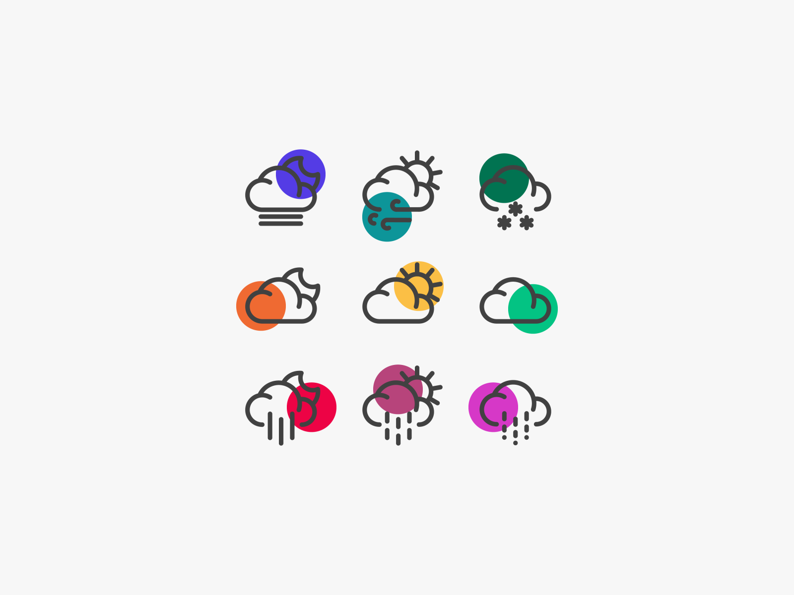 Weather Icons Imminent [35 Icon Free Download] by Charlotte de Wolfe on ...