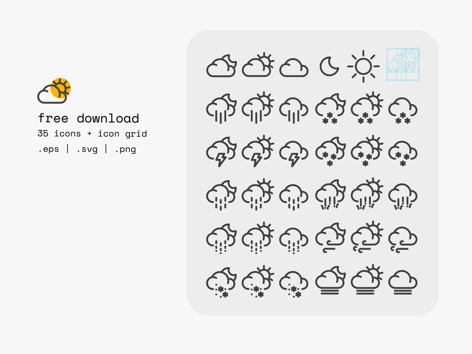 Weather Icons Imminent 35 Icon Free Download By Charlotte De Wolfe On Dribbble