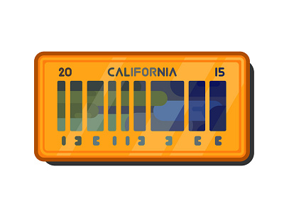 DeLorean 2015 license plate | BTTF2