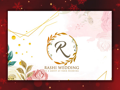 RASHI WEDDING LOGO adobe design graphic design photoshop rashi wedding logo wedding wedding logo