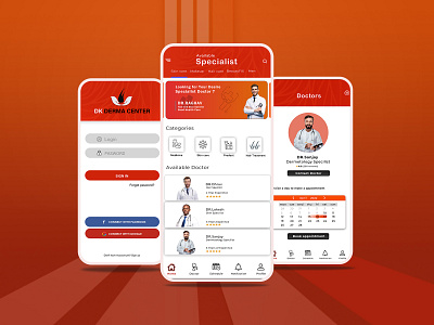 doctor app UI UX design