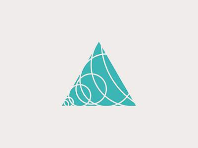 Revised logo branding geometry logo triangle