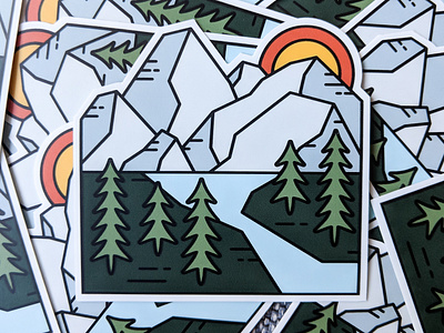 Mountain Sticker - Product