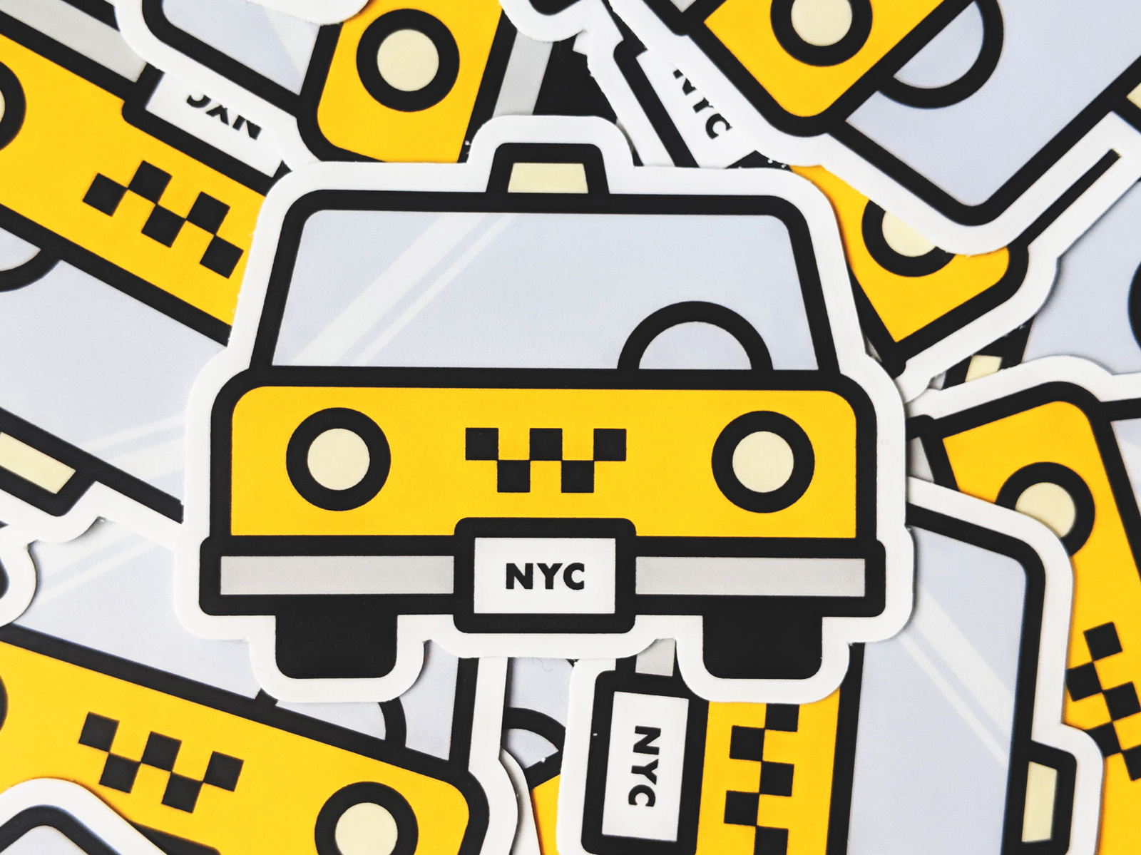 NYC Cab Sticker by Kaitlyn Misovski on Dribbble