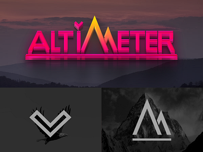 ALTIMETER Logotype ai altimeter corel illustration illustrator logo logotype vector vector design