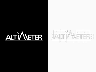 ALTIMETER Logotype Detail ai altimeter corel illustration illustrator logo logotype vector vector design