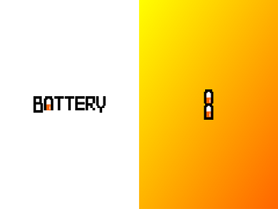 BATTERY Logotype ai battery corel illustration illustrator logo logotype vector vector design