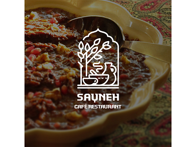 SAYNEH Cafe Restaurant Logo & Logotype ai cafe corel illustration illustrator logo logotype restaurant vector vector design