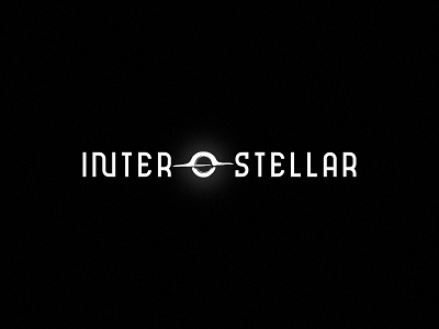 Interstellar ai corel illustration illustrator interstellar logo logotype movie nolan vector vector design