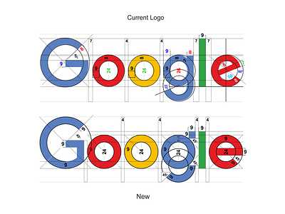 Google Inc. Logo Redesign. ai corel google icon illustration illustrator logo logotype new redesign vector vector design