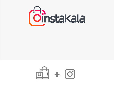 "instakala" online market logo ai corel illustrator logo logotype vector vector design