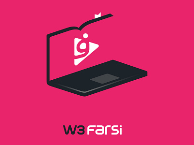 W3Farsi Logo Design ai corel illustrator logo logotype vector vector design