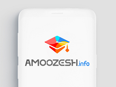 Amoozesh Logo ai corel database education icon illustration illustrator logo logotype ui vector vector design website
