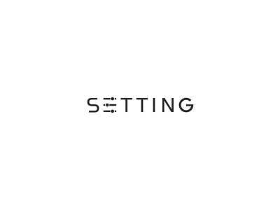 Setting Logotype creative logo design logo logotype setting