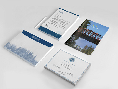 University of Santa Cruz Admissions Packet design graphic design print design