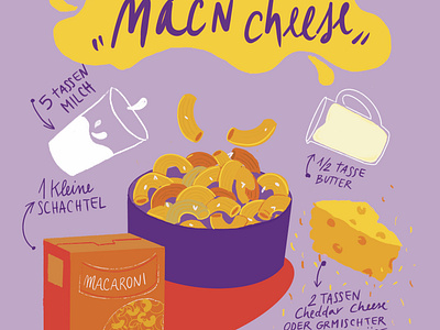 MAC'N CHEESE LOVER book design book illustration branding cook book cover design coverbook custom illustration design drawing fiverr fiverr seller food book food illustration graphic design illustration logo recipe illustration ui