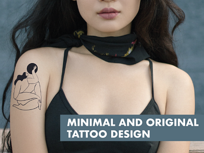 Modern and original tattoo design <3
