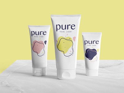 Pure hands cream packaging design <3 3d animation brand design branding custom design custom illustration design designer drawing graphic design illustration logo modern packaging motion graphics packaging packaging design ui
