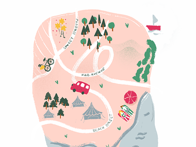 Lovely camping map <3