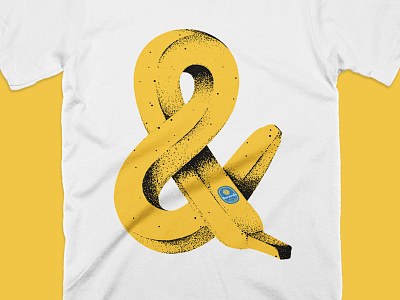 Bananda ampersand banana etc shirt sticker threadless