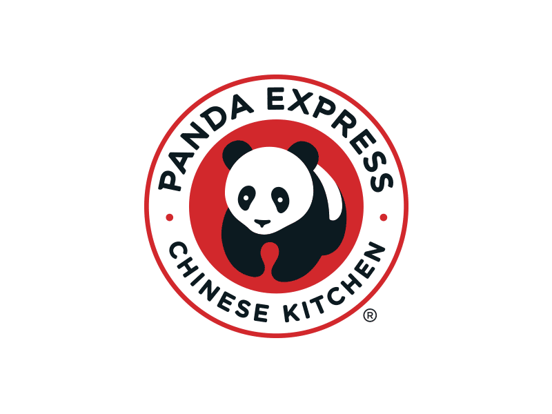 Panda Express circle logo panda studio mpls type