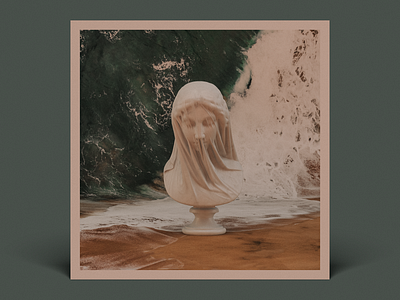 Hair album cover etc greek music video ocean sand statue veil waves