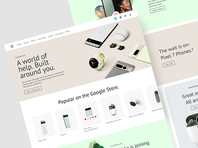 Google Store - Landing page