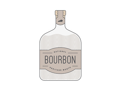Happy Bourbon Month! bourbon design illustrator kentucky