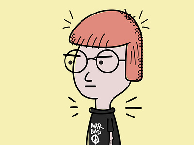 crustie design doodle illustraion illustration illustration art noise punk punks vector