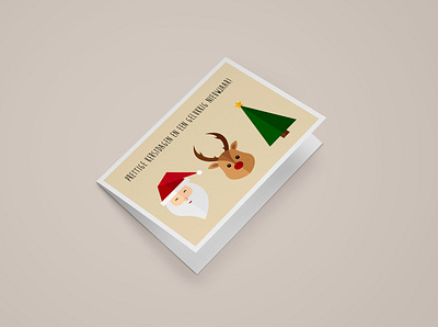 Christmas card design card christmas christmas card flat illustration graphic design print design