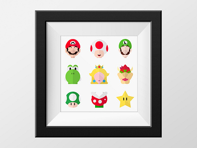 Mario Bros. character illustration