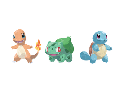 Pokemon polygon illustration