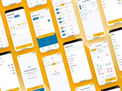 EYBIS: Train Ticket Booking App — Case Study app booking booking app concept design illustration interface mobile design redesign simple ui ticket booking train train ticket prototype travel booking travel search ui ux