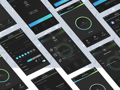 HomeWizard Climate App app app design design interface mobile product design remote control smart fan ui ux
