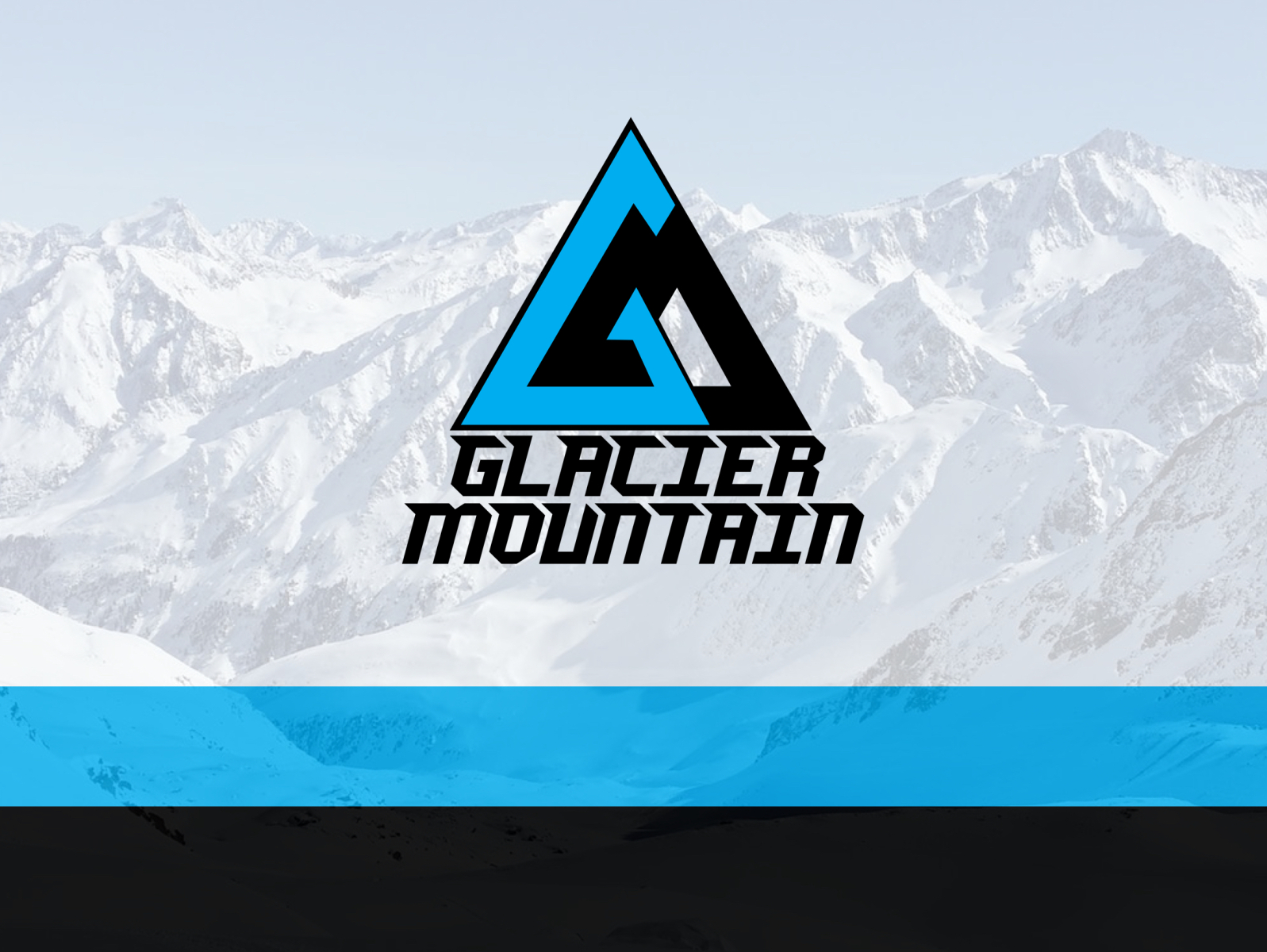 Glacier Mountain Logo by Nate Mohrman on Dribbble