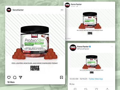 Social Media Campaign for Nutrition Company