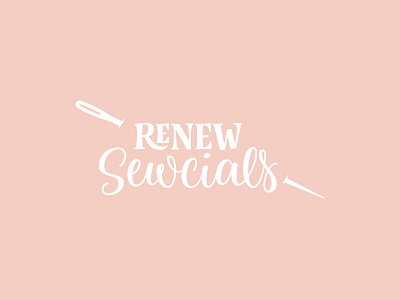 Renew Sewcials Logo idea (isolated)