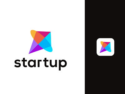 startup l abstract logo