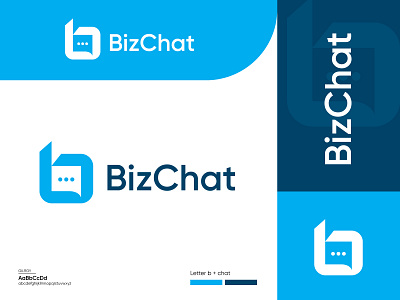 B chat logo l app icon logo